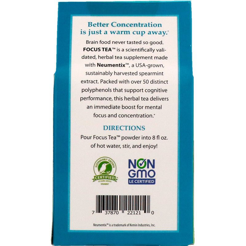 Life Extension FOCUS TEA - 14 stick packs, 14 g (0.5 oz) - Imagem 2