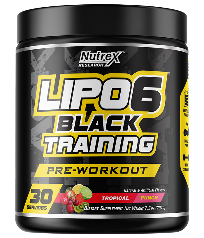 Nutrex Lipo 6 Black Training, Tropical Punch 30 servings