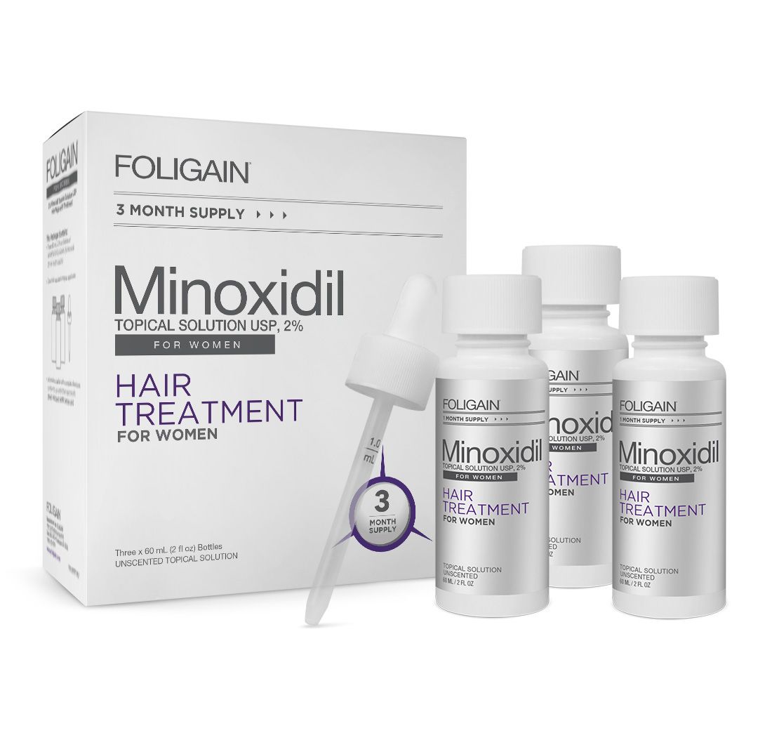 FOLIGAIN® MINOXIDIL 2% HAIR REGROWTH TREATMENT FOR WOMEN 3 Month Supply