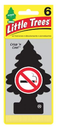 Little Trees Air Freshener, No Smoking (Pack of 6)