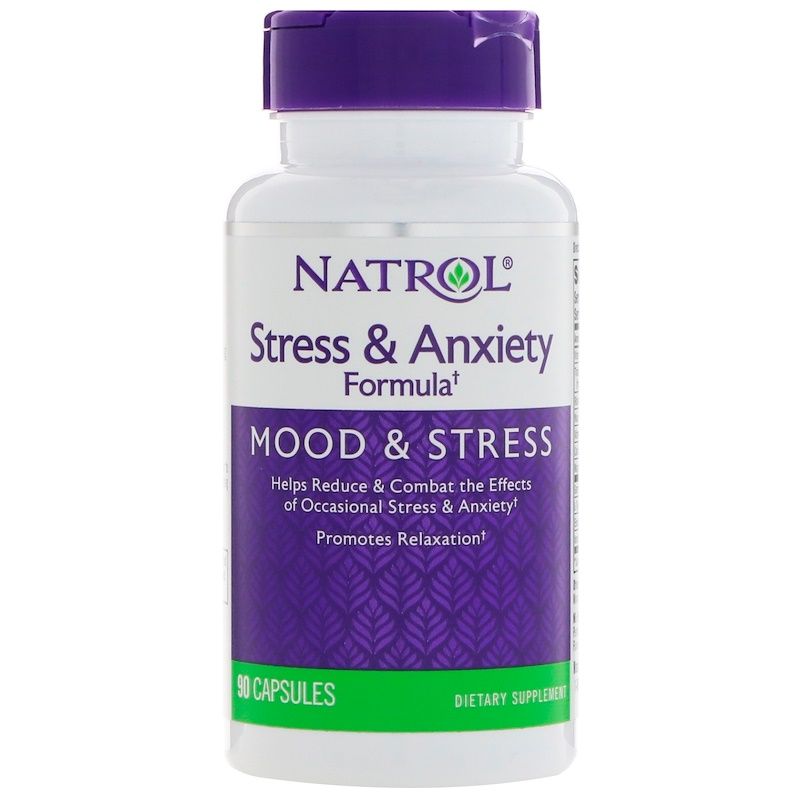 Natrol Saf Stress And Anxiety Formula - 90 Capsules