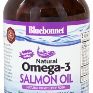 Omega - 3 Grau farmacêutico de óleo de salmão 1000 mg. - 180 Softgels Bluebonnet Nutrition