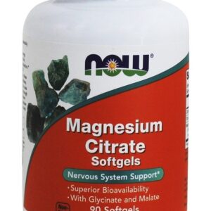 Comprar citrato de magnésio - 90 softgels now foods preço no brasil magnésio vitaminas e minerais suplemento importado loja 51 online promoção -
