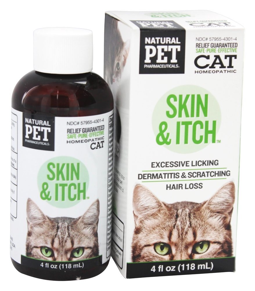 Natural Animal de estimação Pele & Coceira Irritação Para Felinos Grande - 4 fl. oz. King Bio