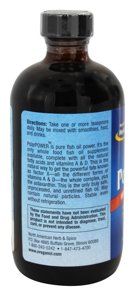 Alaskan Wild Polar Óleo de Salmão Sockeye - 8 fl. oz. North American Herb & Spice - Imagem 3