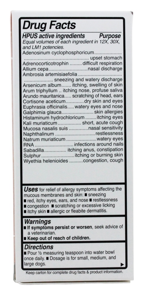 Alergias naturais para animais de estimação para caninos grandes - 4 fl. oz. King Bio - Imagem 3