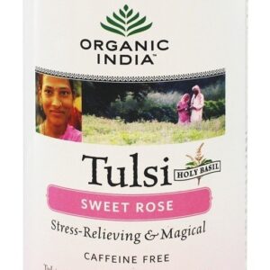 Comprar tulsi solto folha chá doce rosa - 3. 5 oz. Organic india preço no brasil chás de manjericão sagrado chás e café suplemento importado loja 5 online promoção -