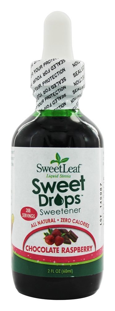 Framboesa de chocolate doce Stevia líquido de gotas - 2 fl. oz. SweetLeaf