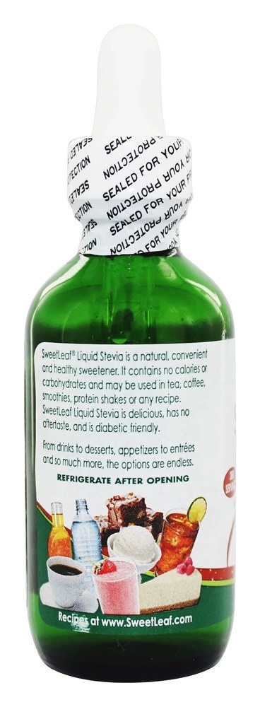 Gotas de canela Stevia líquido doce - 2 fl. oz. SweetLeaf - Imagem 3