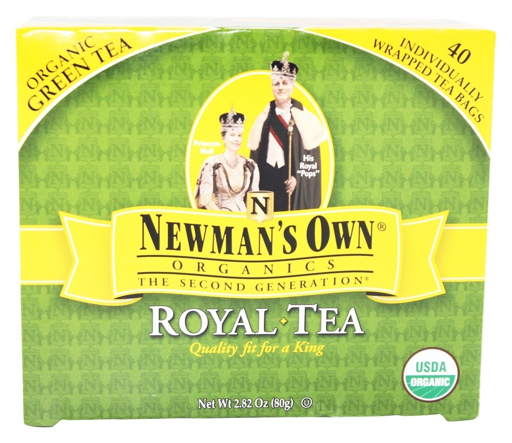 Chá Verde Real Orgânico - 40 Saquinhos de Chá Newman's Own Organics