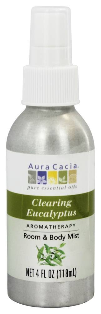 Névoa de aromaterapia para sala e corpo despertar colheita de eucalipto - 4 fl. oz. Aura Cacia