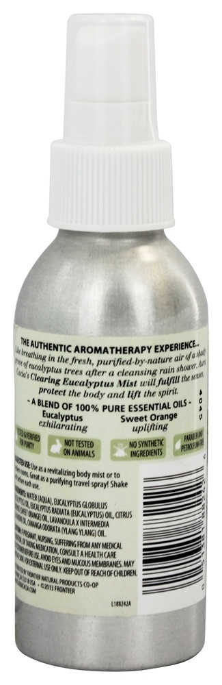 Névoa de aromaterapia para sala e corpo despertar colheita de eucalipto - 4 fl. oz. Aura Cacia - Imagem 2