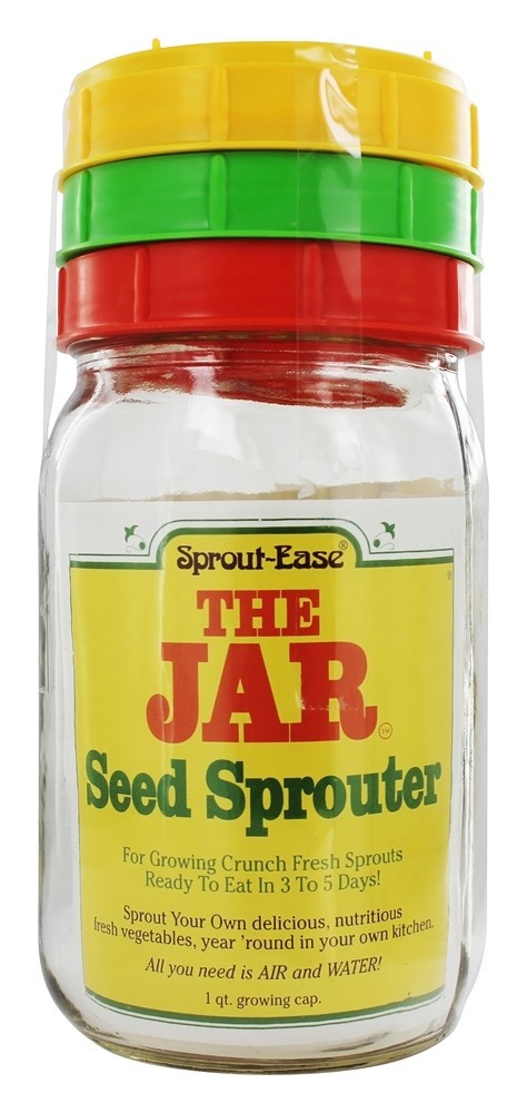 O Sprouter da semente do frasco - 1 qt. Sprout-Ease