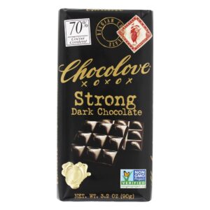 Comprar barra de chocolate escuro forte - 3. 2 oz. Chocolove preço no brasil alimentos & lanches barras de chocolate suplemento importado loja 79 online promoção -