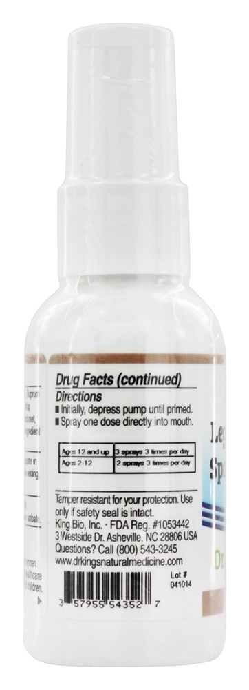 Medicina Natural Homeopática Cãibras e Espasmos nas Pernas - 2 oz. King Bio - Imagem 3