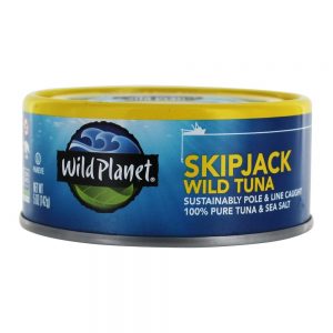 Comprar atum de skipjack selvagem com sal do mar - 5 oz. Wild planet preço no brasil alimentos atum crown prince natural frutos do mar marcas a-z suplemento importado loja 25 online promoção -