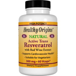 Comprar resveratrol com extrato de vinho tinto 300 mg. - cápsulas vegetarianas 60 healthy origins preço no brasil resveratrol suplementos nutricionais suplemento importado loja 3 online promoção -