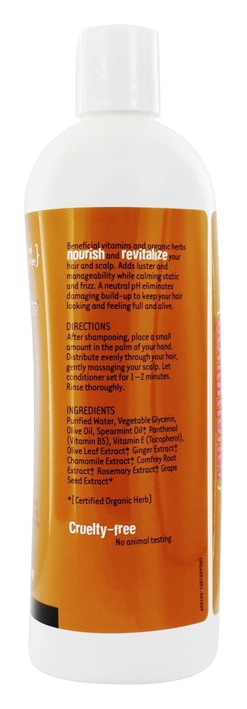 Condicionador Revitalizante de Terapia Capilar Wild Mint - 16 fl. oz. Organic Excellence - Imagem 2