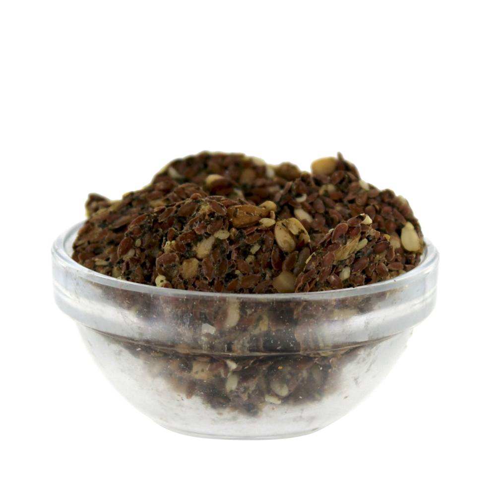 Espetada de linho orgânicas brotadas Spicy Fiesta - 3 oz. Go Raw - Imagem 3