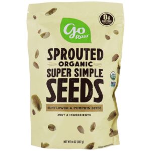 Comprar sementes orgânicas brotadas super simples - 1 lb. Go raw preço no brasil alimentos & lanches alimentos crus suplemento importado loja 11 online promoção -