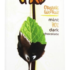 Comprar comércio orgânico e justo 70 % barra de chocolate escuro menta - 3 oz. Theo chocolate preço no brasil alimentos & lanches barras de chocolate suplemento importado loja 77 online promoção -
