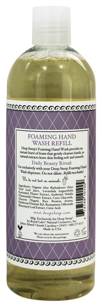 Camomila para Lavar Espuma Lavar Recarga de Mão - 16 fl. oz. Deep Steep - Imagem 2