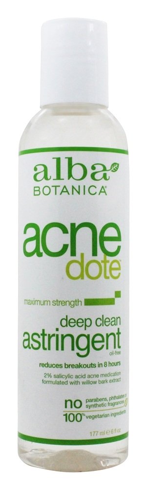 Natural Acnedote Profundidade Limpar Adstringente - 6 fl. oz. Alba Botanica