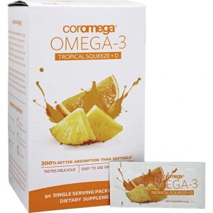 Comprar omega - 3 squeeze tropical + d - 90 pacotes (s) coromega preço no brasil ômega 3 óleo de peixe suplementos nutricionais suplemento importado loja 23 online promoção -