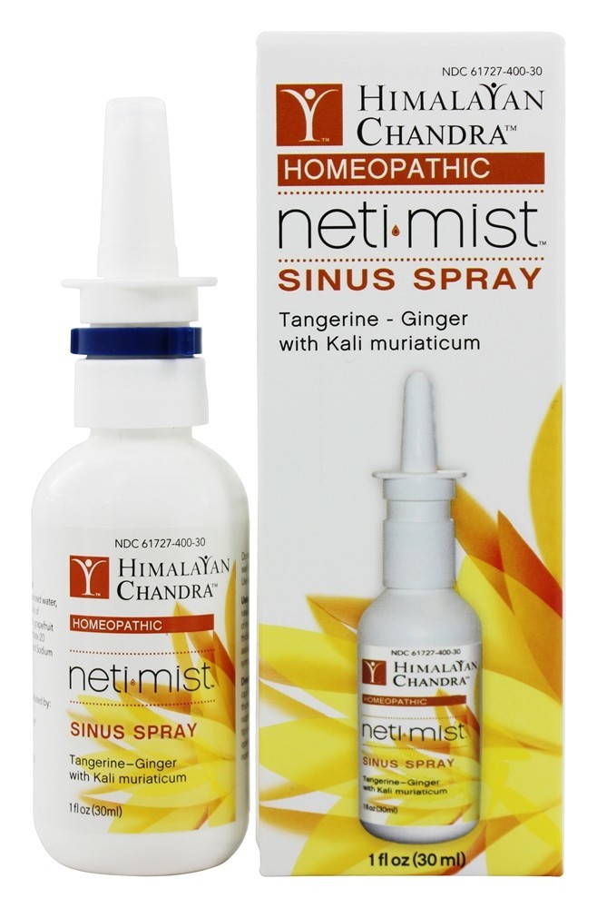 Spray de seio homeopático de névoa Neti - 1 fl. oz. Himalayan Chandra