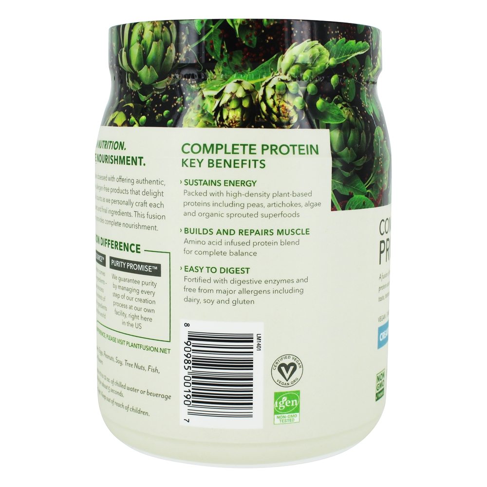 Feijão De Baunilha Completo De Proteína Em Pó - 1 lb. PlantFusion - Imagem 4