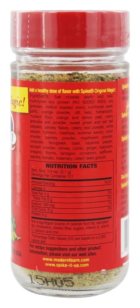 Spike Tempero Natural Gourmet Original Magic - 3 oz. Modern Products - Imagem 2
