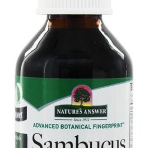 Comprar sambucu preto ancião baga extrair spray - 2 fl. Oz. Nature's answer preço no brasil ervas sabugueiro suplemento importado loja 13 online promoção -