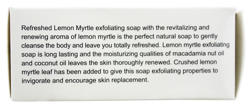 Sabonete de barra australiano natural refrescou a murta de limão Exfoliating - 3.5 oz. Tea Tree Therapy - Imagem 3