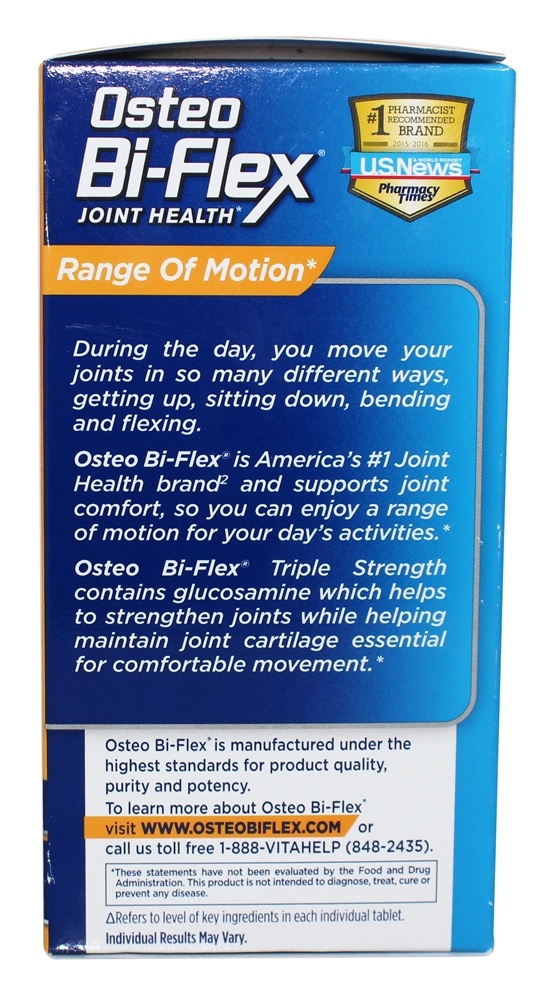 Suplemento de Tripla Potência para a Saúde da Articulação - 80 Comprimidos revestidos Osteo Bi-Flex - Imagem 2