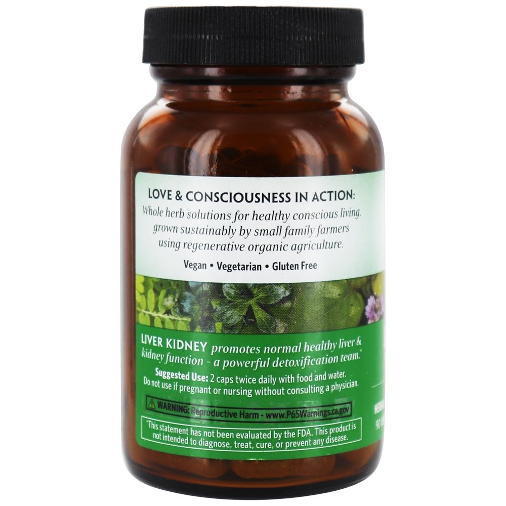 Cuidados com os rins do fígado desintoxicar e rejuvenescer - Cápsulas vegetarianas 90 Organic India - Imagem 3