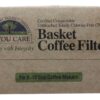 Comprar café filtros 8 polegada cesta cru totalmente cloro-livre (tcf) - 100 filtro (s) if you care preço no brasil filtros de café produtos naturais para o lar suplemento importado loja 3 online promoção -