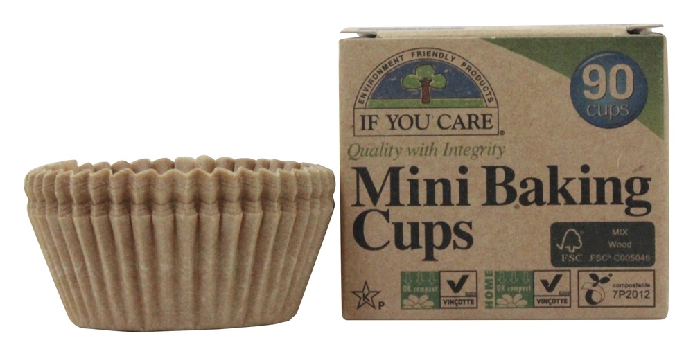 Mini Copos de Cozimento Totalmente Sem Cloro (TCF) - 90 Taça (s) If You Care