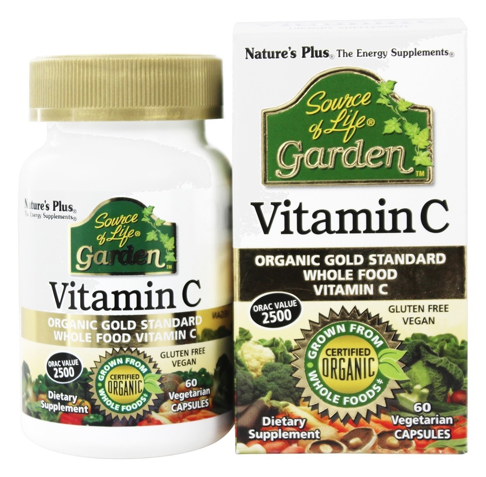 Fonte De Vida Jardim Vitamina C - Cápsulas vegetarianas 60 Natures Plus