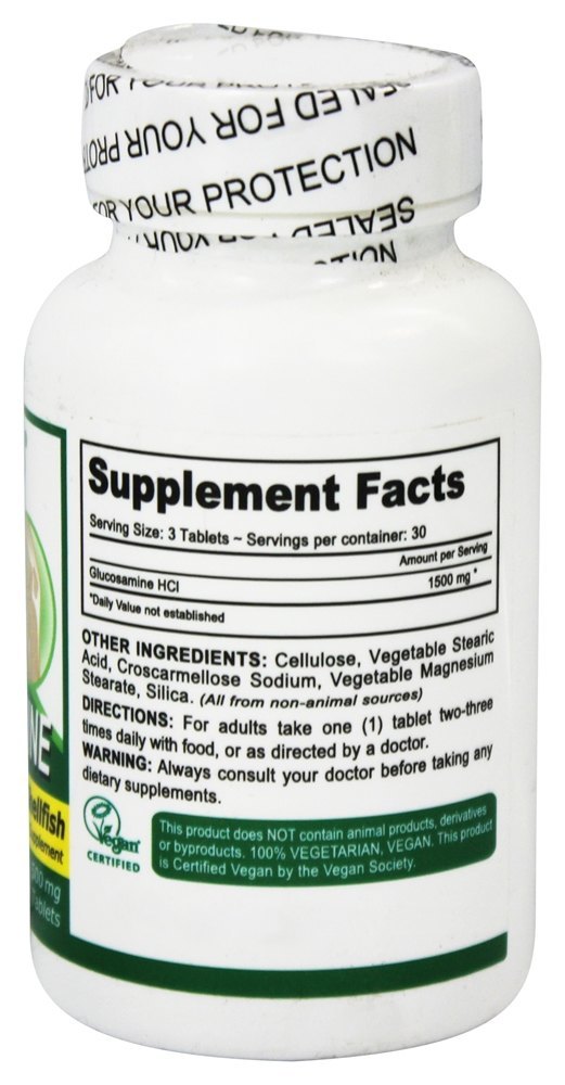 Glucosamina Vegana 500 mg. - 90 Tablets Deva Nutrition - Imagem 2