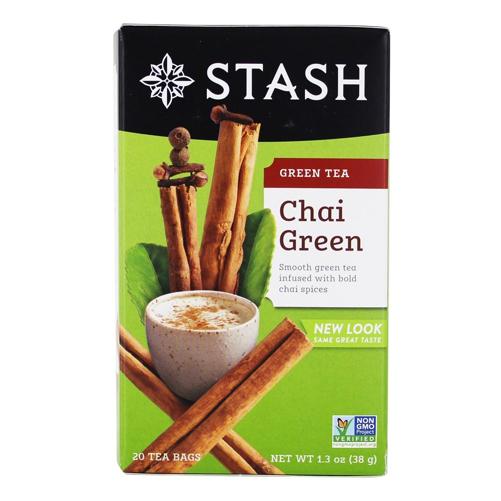Chai Green Tea - 20 Saquinhos de Chá Stash Tea