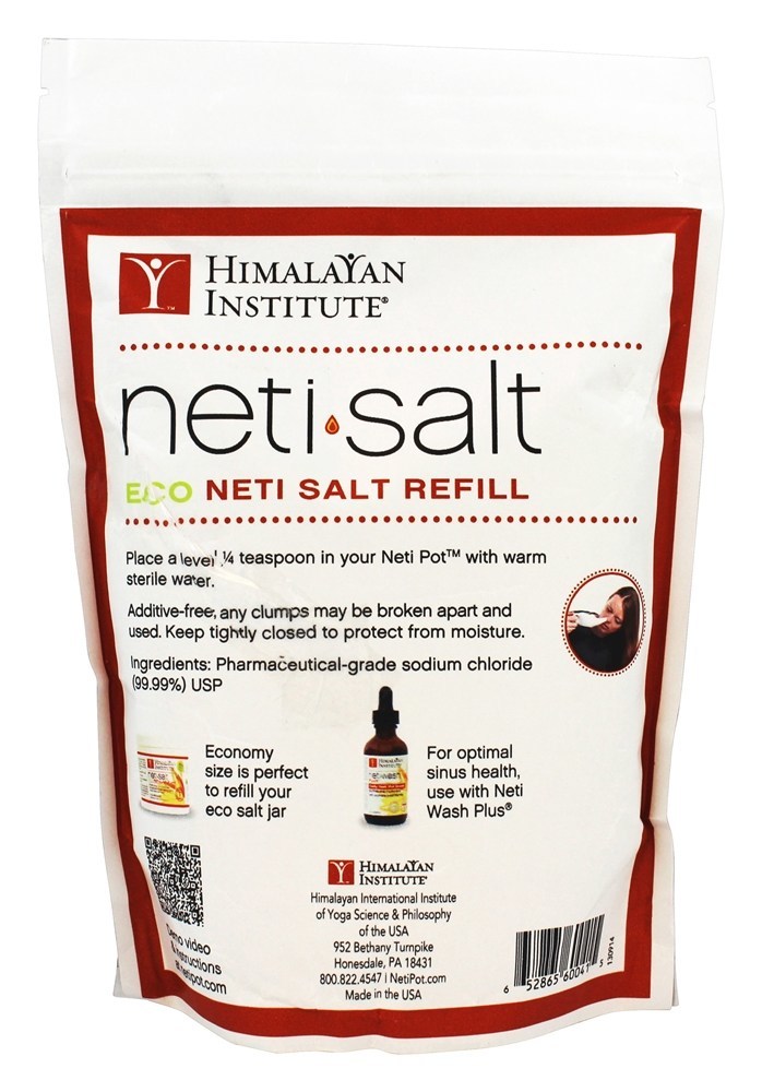 Neti Sal Eco Neti Sal Reabastecer - 1.5 lbs. Himalayan Chandra - Imagem 2
