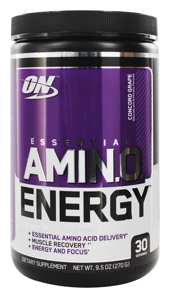 AmiN.O Essencial. Uva Concord Energy - 9.5 oz. Optimum Nutrition