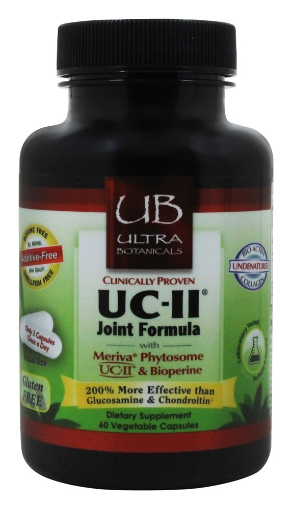 UC-II Fórmula para Articulação com Meriva Phytosome & Bioperine - Cápsulas 60 Ultra Botanicals
