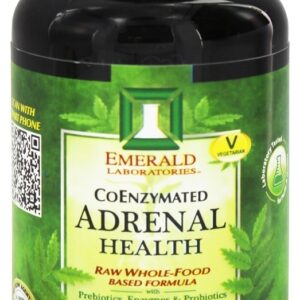 Ad-renal Saúde Cru Inteiro-Comida Baseado Fórmula - Cápsulas vegetarianas 60 Emerald Labs