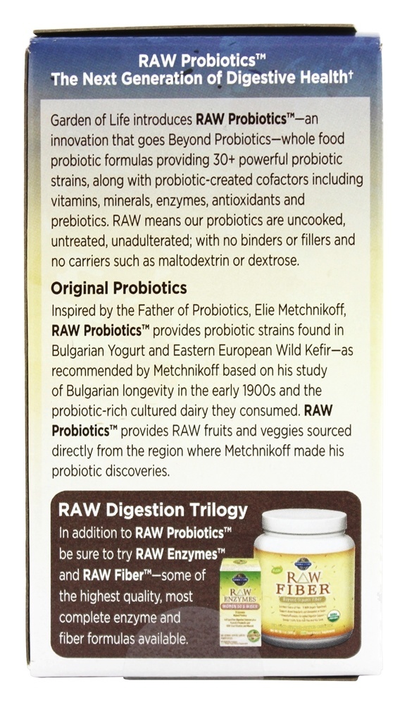 RAW Probiótico para Mulheres 50+ Anos 85 Bilhões de UFC - Cápsulas vegetarianas 90 Garden of Life - Imagem 3