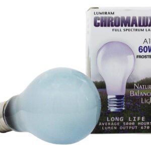 Lâmpada Fosco Chromalux A19 60W Completa Spectrum Lâmpada Lumiram
