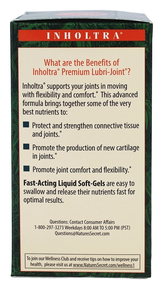 Premium Lubri-Joint - 120 Gelcaps Inholtra - Imagem 4