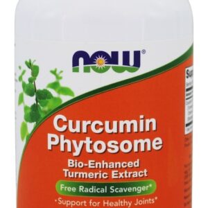 Curcumina Phytosome Bio-Enhanced raiz de cúrcuma Extrato - Cápsulas vegetarianas 60 NOW Foods