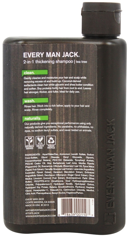2-em-1 Shampoo Espessamento + Condicionador - 13.5 fl. oz. Every Man Jack - Imagem 2