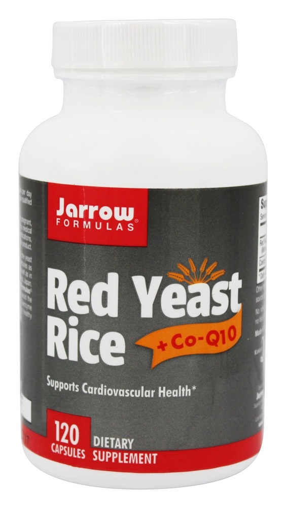 Levedura Vermelha de Arroz + CoQ10 - Cápsulas 120 Jarrow Formulas